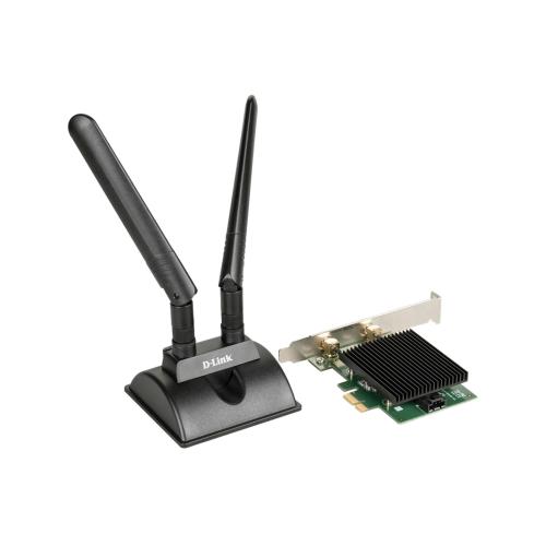 D-Link DWA-X3000 Dual-band AX3000 Wi-Fi 6 PCIe Adapter with Bluetooth5.1 (Low-profile bracket included) [DWA-X3000]