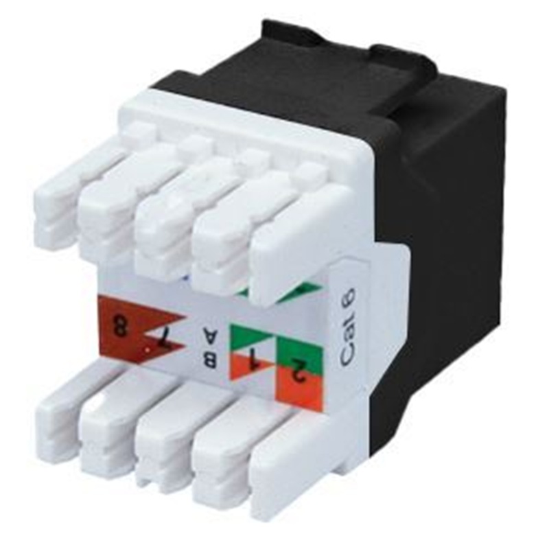 Buy Dynamix FP-C6-008V2 Cat6 UTP Keystone RJ45 Jack for 110 Face Plate ...