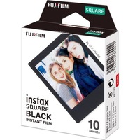 FujiFilm Instax SQUARE Instant Film 10 Pack Black Frame [16576532]