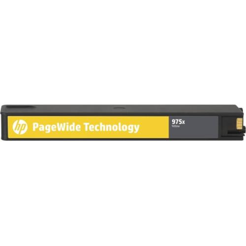 HP 975X Ink Cartridge Yellow, Yield 7000 pages for HP PageWide P57750dw, Pro 452dw, Pro 477dw,Pro552dw, Pro 577z. Pro 577dw Printer [L0S06AA]