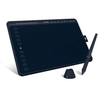 Huion HS611 Pen Tablet Android Supported Pen - Tilt Function - Battery-Free - Stylus 8192 Pen Pressure with 8 Multimedia Keys - 10 Express Keys & Touch Strip [HS611 Starry Blue]