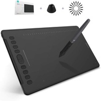 Huion Inspiroy H1161 Pen Tablet Android Supported 11" Digital Graphics Pen Tablet with Battery-Free Stylus 8192 Levels Pressure Sensitivity - Tilt Function - Touch Bar [H1161 Black]