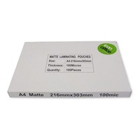 Okin LAMA4MATT A4 100 micron Matt Laminating Pouches (100pcs) - SPECIAL [LAMA4MATT]