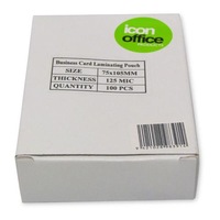 Icon LAMCARD ID Card Size 125micron Laminating Pouches (100pcs) 75x105mm [LAMCARD]