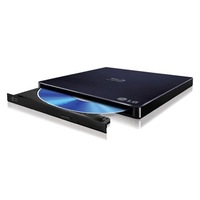 LG BP50NB40 Slim Portable Blu-Ray Writer & DVD Writer , 3D BLU-RAY DISC PLAYBACK & M-DISC Support , Black Colour [BP50NB40]