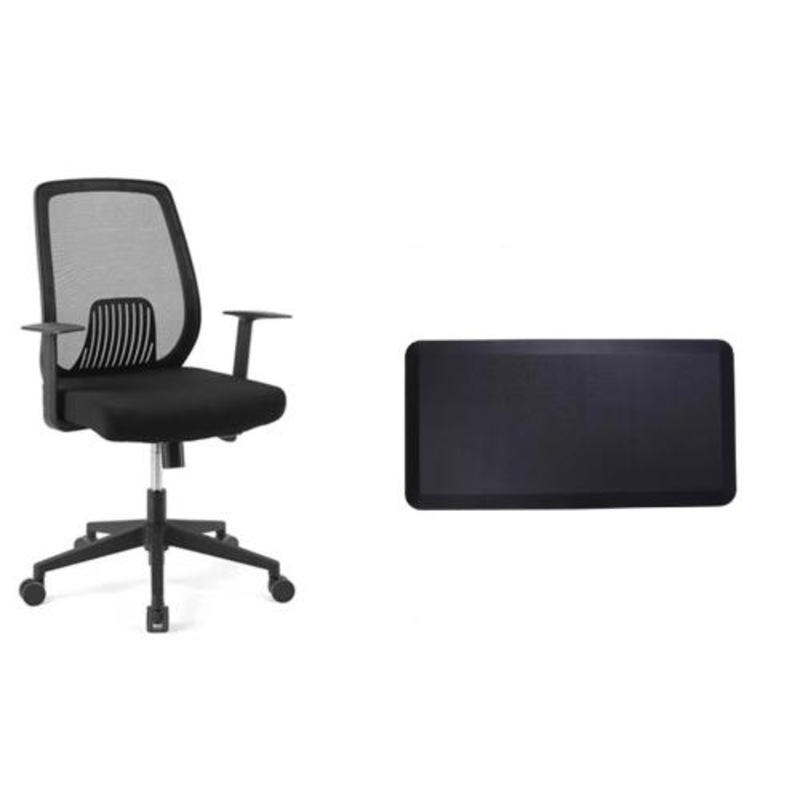 Buy Loctek YZ201 Ergonomic Sit & Standing Bundle Mesh Office Chair With