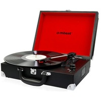 mbeat USB-TR88 Retro Briefcase-styled USB turntable Vinyl Recorder w/Built-in stereo speakers [USB-TR88]
