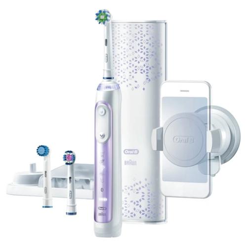 Oral-B Genius 9000 (Purple) Electric Toothbrush helps you protect your delicate [G9000PU]