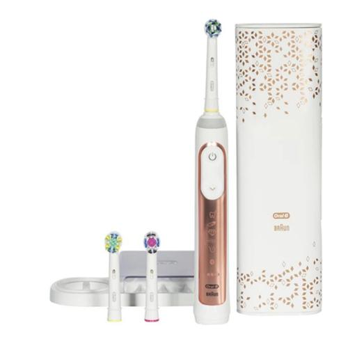Oral-B Genius 9000(Rose Gold) Electric Toothbrush helps you protect your [G9000RG]