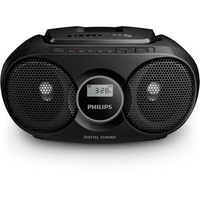 Philips AZ215B CD Soundmachine FM Tuner Plays CD / CD-R / CD-RW - Dynamic Bass Boost for Deep & Dramatic Sound [AZ215B]