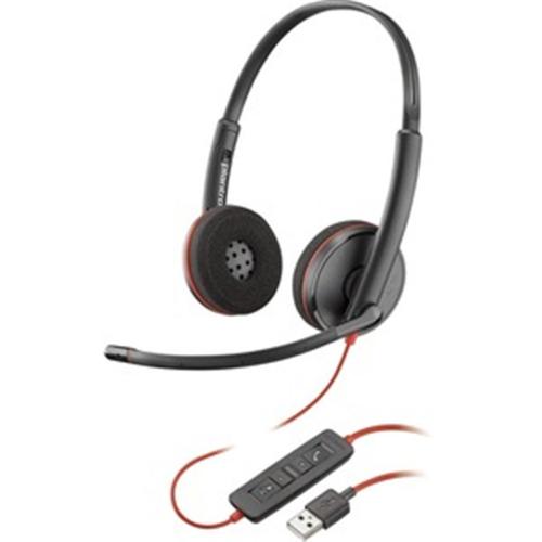 Poly BLACKWIRE C3220 209745-201 USB Headset USB-A (New -201 SKU) - stereo - UC - USB-A headset - by Plantronics [209745-201]