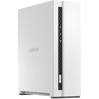 QNAP TS-133 Home 1-Bay Desktop NAS Server, Quad Core 1.8Ghz 2GB Memory, 1x GbE, 2X USB, 1X 3.5"/2.5" SATA, Come with 2 Camera License [TS-133]