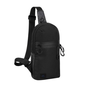 Rivacase Dijon Crossbody Sling Bag - Black Hold Essential Items for Travel Use [5312 Black]