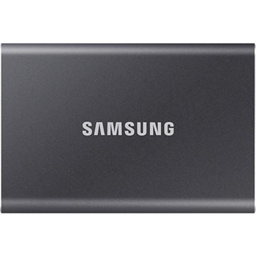 Samsung T7 2TB Portable SSD , USB 3.2 Gen2 (10Gbps) , Up to 1050MB/s, Password Protection -- Titan Gray [MU-PC2T0T/WW]