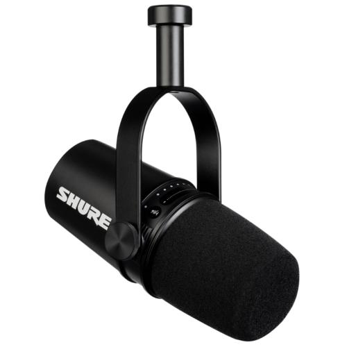 Shure MV7-K Professional Podcasting/Gaming Microphone - Black [MV7-K]