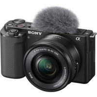 Sony ZV-E10 Mirrorless Camera with 16-50mm Kit - Black 24.2MP APS-C Exmor CMOS [ZVE10LB]