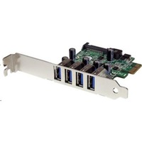StarTech.com PEXUSB3S4V 4 Port PCI Express PCIe SuperSpeed USB 3.0 Controller Card Adapter with UASP [PEXUSB3S4V]
