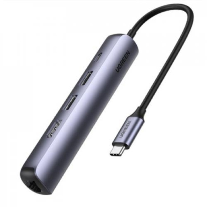 Buy UGREEN UG10919 USBC to 2 USB 3.0+HDMI+RJ45 Adapter+PD