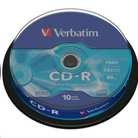 Verbatim 43437 700MB DataLife CD-R 700MB 52X 10PK Spindle [43437]