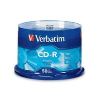 Verbatim 94691 50pk Spindle CD-R 50pk Spindle with Branded Surface [94691]