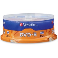 Verbatim 95058 4.7GB up to 16x Recordable Disc DVD-R (25-Disc Spindle) [95058]