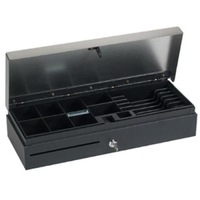VPOS Cash Drawer Fliptop 6 Note 8 Coin 24V - Black [CDDIECFLIP]
