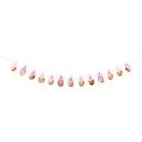 1st Birthday Pink Hats Custom Banner