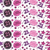 21st Birthday Pink Celebration Confetti 