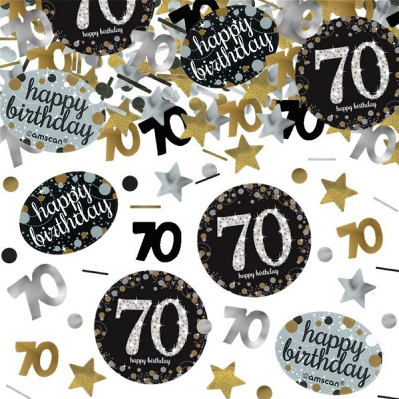 Buy 70th Birthday Sparkling Celebration Confetti Mydeal