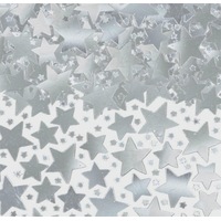 Australia Day Star Confetti Silver - 70g Approx