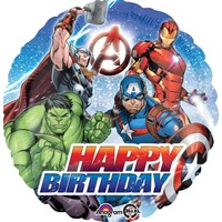 Avengers Happy Birthday Round 43cm balloon