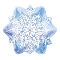 Christmas Snowflake Let it Snow Junior Shape Foil Balloon