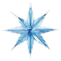 Christmas Snowflakes Blue & Silver 3D Effect Hanging Decoration