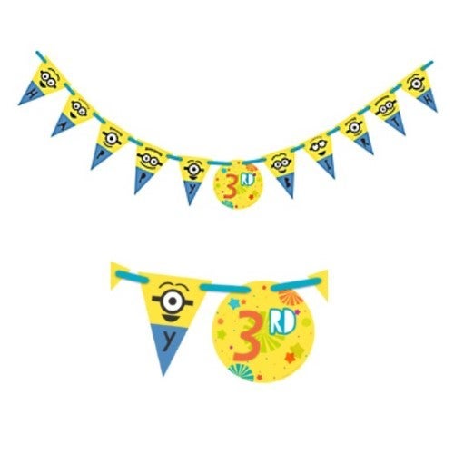 Despicable Me Party Supplies Jumbo Add-An-Age Banner