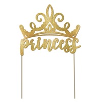 Disney Princess Once Upon A Time Glitter Cake Topper