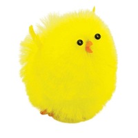 Easter Chenille Chicks Large 5cm 4 Pack