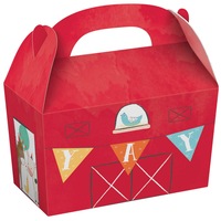 Farm Barnyard Birthday Treat Boxes 8 Pack