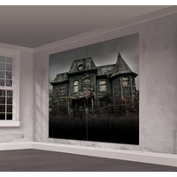 Halloween IT Neibolt House Scene Setter Photo Backdrop 2 Pieces