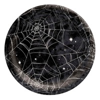 Halloween Spider Web Paper Dinner Plates 20 Pack