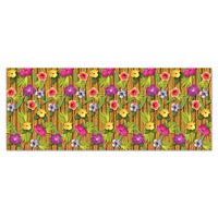 Hawaiian Luau Backdrop Large Plastic Wall Decoration