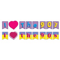 I Love the 90's Streamer Set
