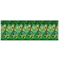 Jungle Trees Backdrop Large Plastic Wall Decoration