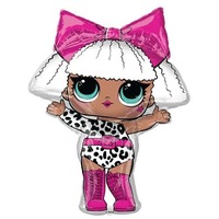 LOL Surprise Dolls Party Supplies Diva Supershape Foil Balloon