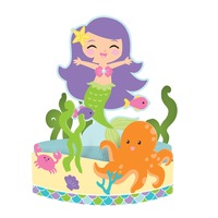 Mermaid Friends Table Centerpiece