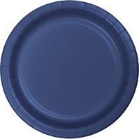 Navy Blue Party Supplies Paper Lunch Plates x 24 Pack