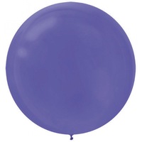 New Purple 60cm Latex Balloons 4 Pack