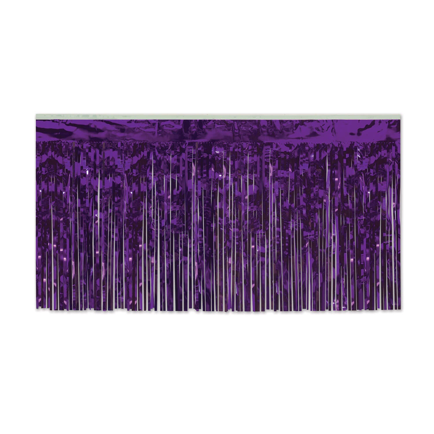 Purple Metallic Table Skirting 1-Ply