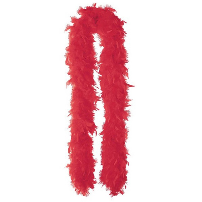 Buy Red Feather Boa Costume Accessory MyDeal