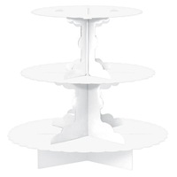 Cupcake Treat Stand 3 Tier White