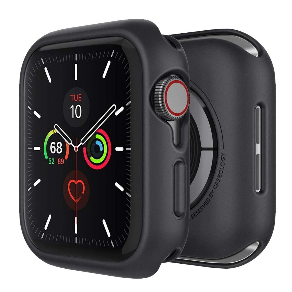 Apple Watch Series 7 6 SE 5 4 45/44mm Case, SPIGEN Caseology Nero Rugged  Soft Cover for Apple - MyDeal